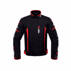 Waterproof Motorcycle Jacket Moto Jacket +Pants Riding Racing Motorbike Clothing Moto Suit for 4 Season - 1702-Red Jacket, L