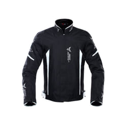 Waterproof Motorcycle Jacket Moto Jacket +Pants Riding Racing Motorbike Clothing Moto Suit for 4 Season - 1702-White Jacket, XXL