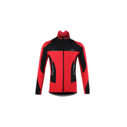 Men Fleece Thermal  Winter Cycling Jacket Windproof Waterproof MTB Coat Bike Jerseys Bicycle Clothing Warm Up Reflective - 15F red, M