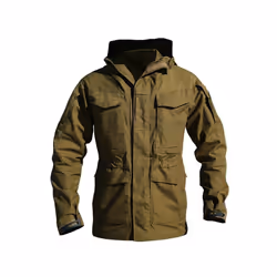 M65 Tactical Waterproof Windbreaker Hiking Camping Jackets Outdoor Hoodie Sports Coat Men High Quality Multi-pocket Jackets - ...