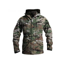 M65 Tactical Waterproof Windbreaker Hiking Camping Jackets Outdoor Hoodie Sports Coat Men High Quality Multi-pocket Jackets - CP, S
