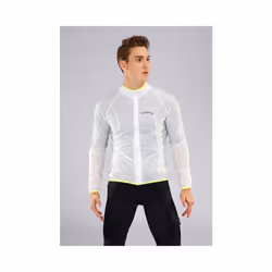 Man Cycling Jacket  Soft New Waterproof Windproof Woemn Cycling Long Sleeve Jacket Water Resistance Cycling Jacket - White, Asian-S