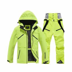 Waterproof Snow Suit for Men and Women, Windproof Costumes, Snowboarding Clothing, Ski Sets, Winter Jackets and Pants, -30 Wa - Only Picture Jacket, L