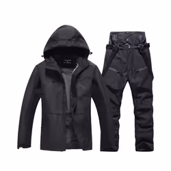 Waterproof Snow Suit for Men and Women, Windproof Costumes, Snowboarding Clothing, Ski Sets, Winter Jackets and Pants, -30 - ...