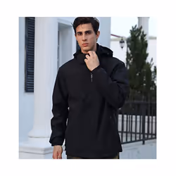 ) New Hiking Jackets Mens Waterproof Clothes Reflective Windbreaker Hunting Camping Trekking Jackets Outdoor Windproof Coats - Oil blue, XXL (68kg-76kg