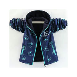 Autumn Children's Clothes Double-sided Wear Jacket Fleece Coat Boy Waterproof Windproof Children Outerwear Sport Jacket For Boys - As the picture, 12T