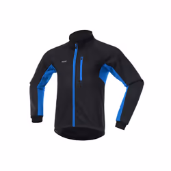 Winter Cycling Jacket Men Thermal Fleece Cycling Jacket Windproof Waterproof Warm Bicycle MTB Mountain Bike Clothing - Blue, ...