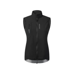 ) Ultra-Light Rainproof Windbreaker Breathable Waterproof Windproof Protective Coat For Outdoor Cycling Jackets Women Vest - Black vest, EU S (ASIA M