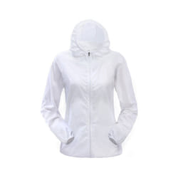 Outdoor Running Camping Hiking Bike Sport Jacket Sun-Protect Ultralight Waterproof Dark Stria Rain Women Men Coat - WHITE, Asian size 4XL