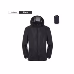 Camping Rain Jacket Men Women Waterproof Sun Protection Clothing Fishing Hunting Clothes Quick Dry Skin Windbreaker With Pock ...