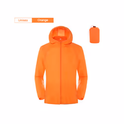 Camping Rain Jacket Men Women Waterproof Sun Protection Clothing Fishing Hunting Clothes Quick Dry Skin Windbreaker With Pock ...
