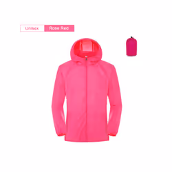 Camping Rain Jacket Men Women Waterproof Sun Protection Clothing Fishing Hunting Clothes Quick Dry Skin Windbreaker With Pock ...