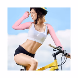 Open Front Shrugs Tops Women Cooling Arm Sleeves Cropped Tops Outdoor Sun Protection Cooler Shrug Arms Wrap Long Sleeves Unisex - Black- Only Sleeves