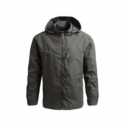Men Windbreaker Winter Waterproof Camping Jacket Hooded Zip-Up Military Jackets Coat Man Softshell Field Jacket Work Outwear ...