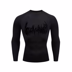 Fitness Men's Compression Long Sleeve Shirt Quick Drying Sun Protection Second Layer Skin Sports Base Layer Bodybuilding T-Sh ...