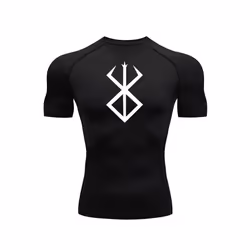 Compression Long Sleeve Shirt Men's Running T-Shirt Sun Protection Second Skin Gym Sweat Sports Top Black Workout Sportswear  ...