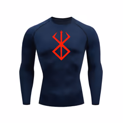 Compression Long Sleeve Shirt Men's Running T-Shirt Sun Protection Second Skin Gym Sweat Sports Top Black Workout Sportswear  ...
