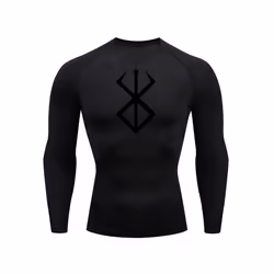 Compression Long Sleeve Shirt Men's Running T-Shirt Sun Protection Second Skin Gym Sweat Sports Top Black Workout Sportswear - White, XL