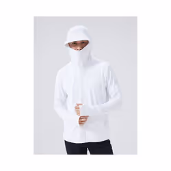 Summer UPF 50+ UV Sun Protection Skin Coats Men Ultra-Light Sportswear Hooded Outwear Men Windbreaker Casual Jackets - WHITE, ...