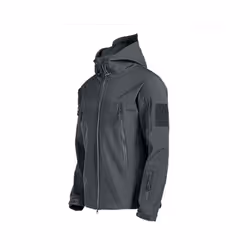 Waterproof Hiking Tracksuit Set for Men Sharkskin Army Jackets Camping Coat Tactical Pants, Warm Fishing Fleece Trousers, - G ...