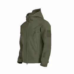 Waterproof Hiking Tracksuit Set for Men Sharkskin Army Jackets Camping Coat Tactical Pants, Warm Fishing Fleece Trousers, - G ...