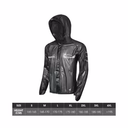 Cycling Raincoat Waterproof Breathable Cycling Jacket Reflective Clothing Men Sports MTB Bike Raincoat Ciclismo - Black coat, ...