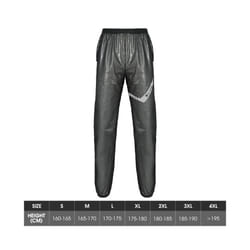 Cycling Raincoat Waterproof Breathable Cycling Jacket Reflective Clothing Men Sports MTB Bike Raincoat Ciclismo - Black pants, M