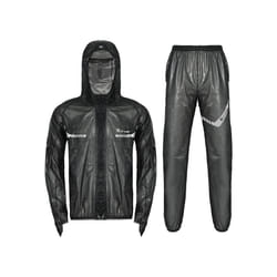 Cycling Raincoat Waterproof Breathable Cycling Jacket Reflective Clothing Men Sports MTB Bike Raincoat Ciclismo - Black suit, M