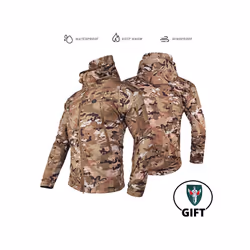 Tactical Jacket Fleece Winter Men Hiking Jackets Windbreaker Waterproof Soft Shell Jacket Motorcycle Camping Fishing Clothing ...