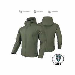 Tactical Jacket Fleece Winter Men Hiking Jackets Windbreaker Waterproof Soft Shell Jacket Motorcycle Camping Fishing Clothing ...