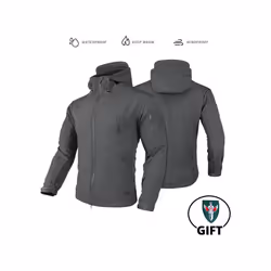 Tactical Jacket Fleece Winter Men Hiking Jackets Windbreaker Waterproof Soft Shell Jacket Motorcycle Camping Fishing Clothing ...