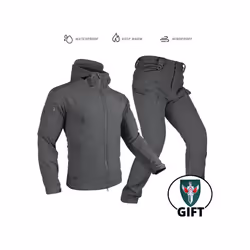 Tactical Jacket Fleece Winter Men Hiking Jackets Windbreaker Waterproof Soft Shell Jacket Motorcycle Camping Fishing Clothing ...