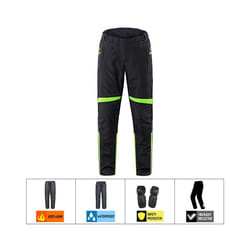 Motorcycle Men's Jacket Waterproof Moto Protection Motocross Jacket With Linner  Motobiker Racing Suit Riding Racing - Green Black Pants, XXXL
