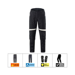 Motorcycle Men's Jacket Waterproof Moto Protection Motocross Jacket With Linner  Motobiker Racing Suit Riding Racing - Grey Black Pants, XXL
