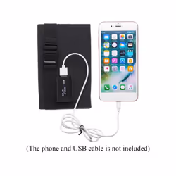 20W Foldable Solar Panel Portable Solar Panels Charger USB 5V USB Solar Panel Battery Cells Phone Charger for Camping Hiking - Camouflage