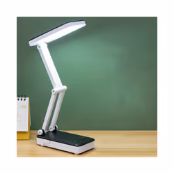 Foldable Solar Powered Night Light 4500K-6000K 26 LED Bedside Desk Lamp 2 Gears Solar Desk Light USB Charging Eye Protection - black