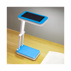 Foldable Solar Powered Night Light 4500K-6000K 26 LED Bedside Desk Lamp 2 Gears Solar Desk Light USB Charging Eye Protection - black
