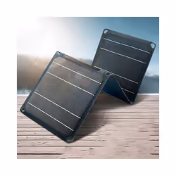 30W/40W 5V Portable Battery Phone Charger Foldable Solar Power Bank Solar Panel Chargers for Cell Phone Power Banks Flashlight - Black 3 fold