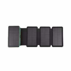 Portable 20000mAh Solar Power Bank Folding Foldable Solar Panel Solar Charger External Battery Solar Powerbank For Mobile - G ...