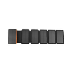 Portable 20000mAh Solar Power Bank Folding Foldable Solar Panel Solar Charger External Battery Solar Powerbank For Mobile - Orange 5 Solar Panel
