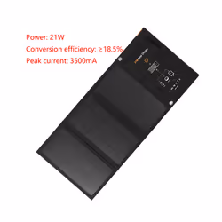 21W Foldable Solar Panel Charger Waterproof Portable Solar Charger USB Ports for Battery Phone Camping Supplies Survival - 21 ...