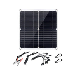 200 Watt Solar Panel Kit Portable Dual-USB with LCD Solar Controller 12V Folding Battery Charger with Controller Caravan - solar panel set