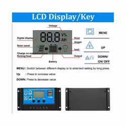 200 Watt Solar Panel Kit Portable Dual-USB with LCD Solar Controller 12V Folding Battery Charger with Controller Caravan - solar panel set