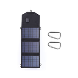 30W 5V USB Solar Panel Portable Waterproof Outdoor Camping Emergency Foldable Power Battery Cells Charger for Mobile Phone - champagne 20W 4