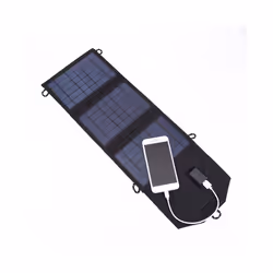 30W 5V USB Solar Panel Portable Waterproof Outdoor Camping Emergency Foldable Power Battery Cells Charger for Mobile Phone - Black 30W 3