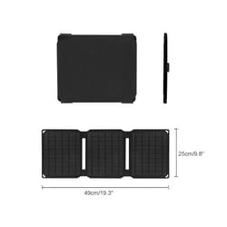 ETFE Foldable Solar Panel 9V 30W For Iphone Phone Power Bank Solar USB Portable Solar Charger Camping Outdoor Hiking Waterproof - 15W
