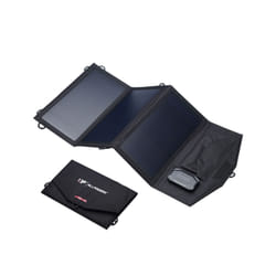Solar Charger 5V / 18V Foldable solarpanel With USB Port, 21W Home Backup / Outdoor Emergency Power for all phones - 5V10W