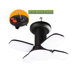 Outdoor Lighting LED Leaf Camping Lamp Hung Emergency Solar USB Rechargeable Tent Camping Lights Fishing Travel Lanterns - B-USB and Solar