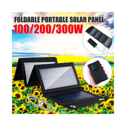 Flexible Foldable Solar Panel High Efficience Travel Phone Mobile Power Battery Portable 5V 100w 200w 300w Solar Panel Kit - 200W