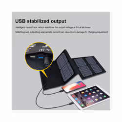12W 14W 21W 28W 42W 63W 5V 18.5V Foldable Solar Panel USB Portable Battery Charger For Outdoor Camping Waterproof - 12W 5V